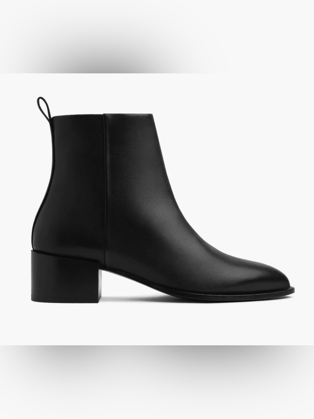 Thursday Boot Company Tempo 2” Heel Bootie Black Leather Size 7 ankle boots - Picture 4 of 14